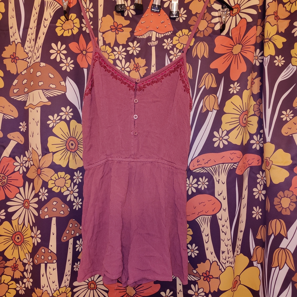 Sky and Sparrow Red/Pink Romper